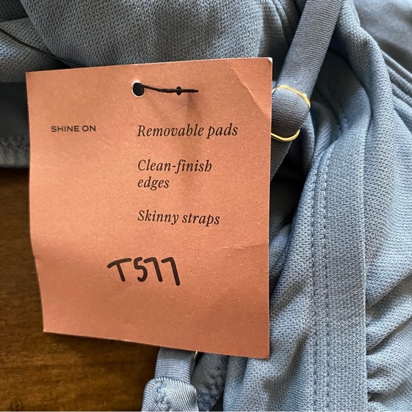 Shade & Shore NWT M Dusty Blue Women's One Piece Swimsuit - Picture 5 of 6